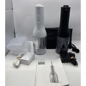 Philips Sonicare Cordless Power Flosser 3000  -2 Pack Black & White